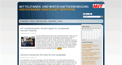 Desktop Screenshot of grafschafter-mit.de